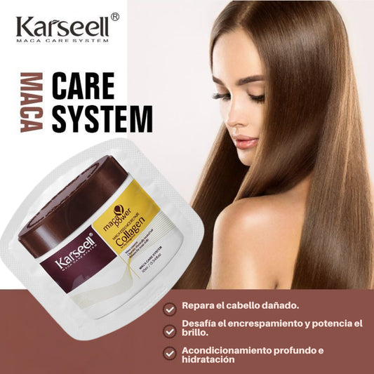 Karseell® La Fórmula 7-3-1 Comprobada y respaldada para recuperar tu cabello! |Sobres x12|