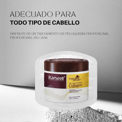 Karseell® La Fórmula 7-3-1 Comprobada y respaldada para recuperar tu cabello! |Sobres x12|