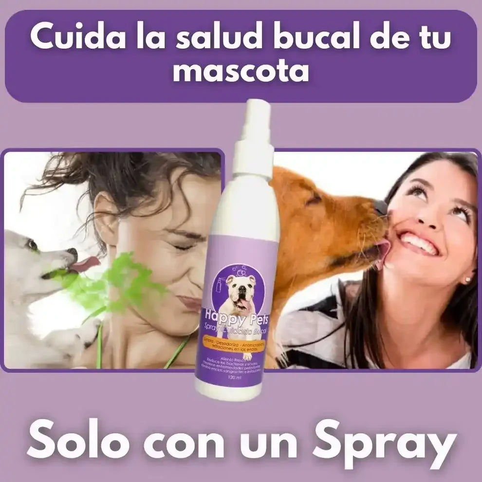 HappyPets® Elimina el mal aliento, el sarro y cuida la salud bucal de tu Mascota!