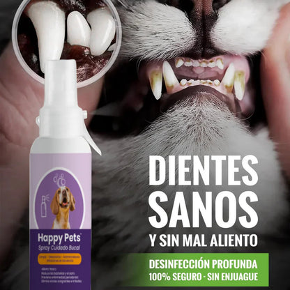 HappyPets® Elimina el mal aliento, el sarro y cuida la salud bucal de tu Mascota!