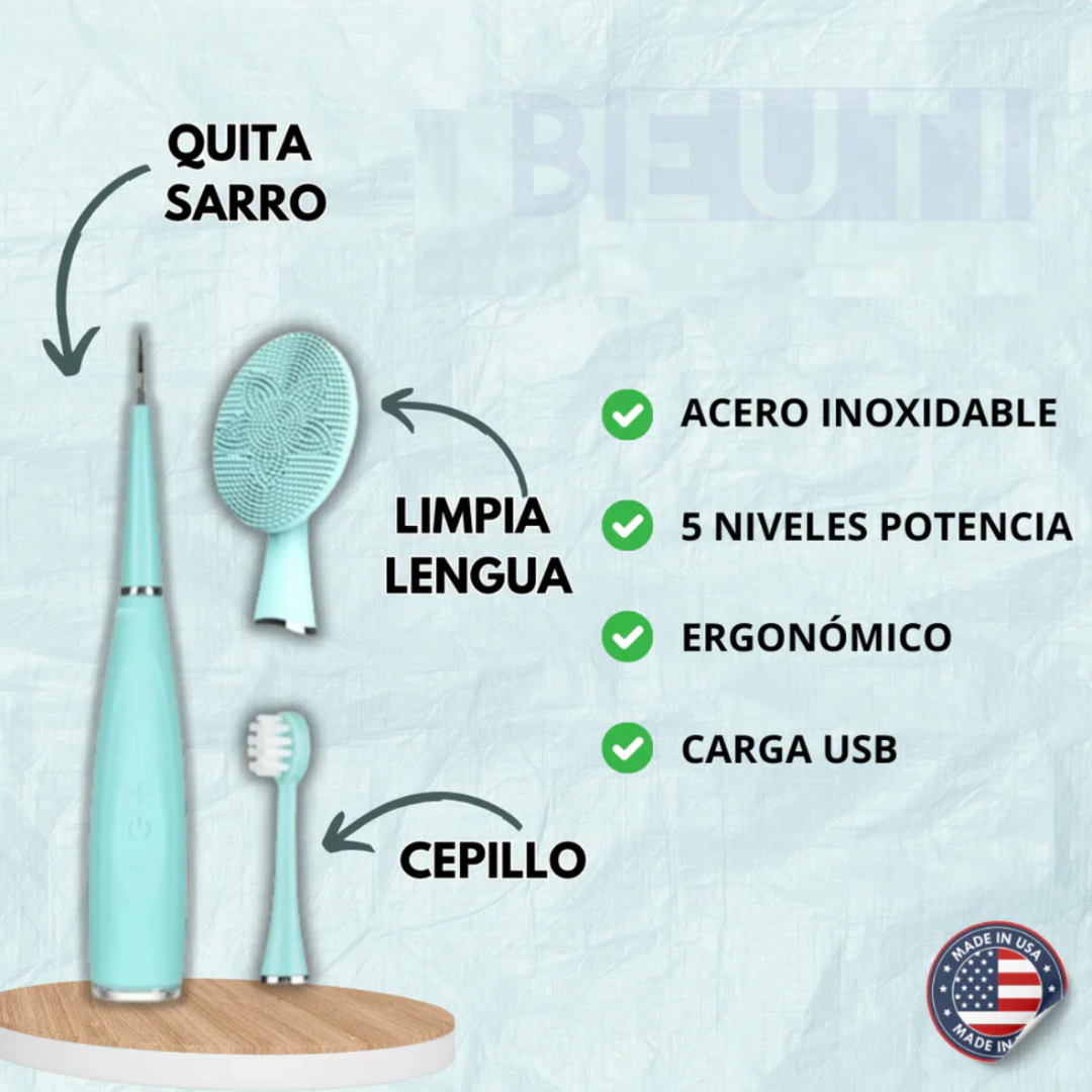 DentalClean ® : Quita Sarro + Cepillo dientes eléctrico - ¡ADIÓS AL DENTISTA! 😱